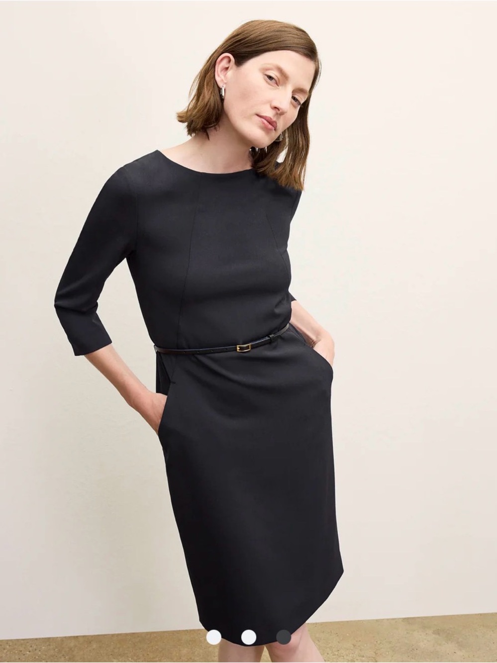 2x M.M. LaFleur Etsuko Dresses//Three-Quarter Sleeve Sheath